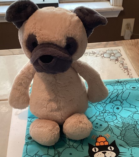 Jellycat bashful pug puppy - bashful, dog